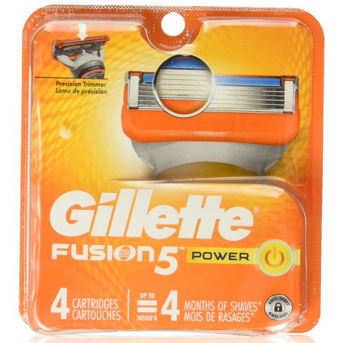 Gillette Fusion5 Men's Razor Blade Refills, 4 Count