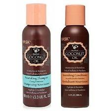 Hask Monoi Coconut Oil Nourishing Hair Duo 3.3oz, Travel Size