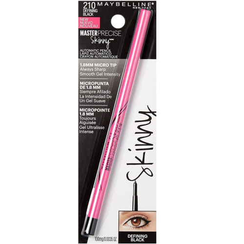 Maybelline Master Precise Skinny Gel Eyeliner Pencil, Defining Black, 0.004 oz.