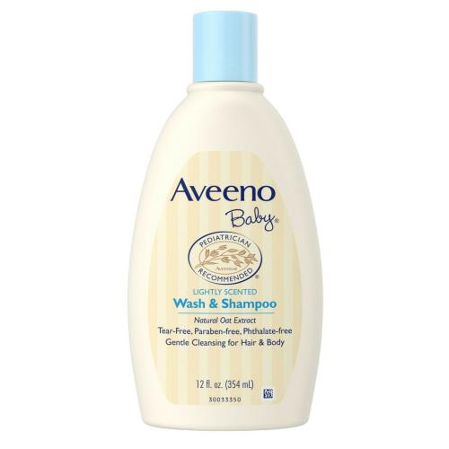 Aveeno Baby Wash & Shampoo, Lightly Scented, 12 fl oz (SAVE $12)