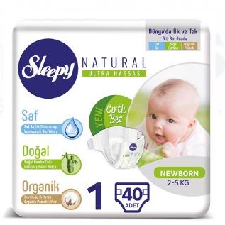 Sleepy Natural Baby Velcro Diapers