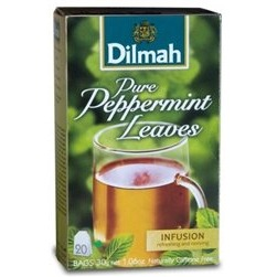 Dilmah Pure Peppermint Leaves Tea 20 Count, 30g