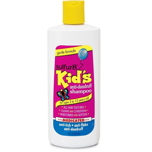 Sulfur8 Kids Medicated Anti Dandruff Shampoo, 7.5 Ounce