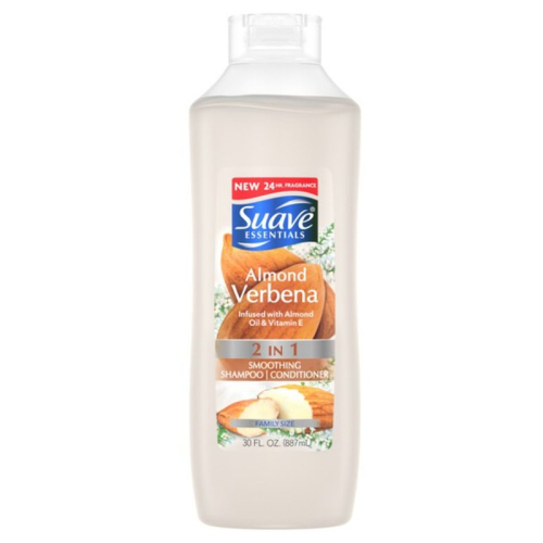 Suave Essentials 2 in 1 Shampoo and Conditioner Almond Verbena 30 oz