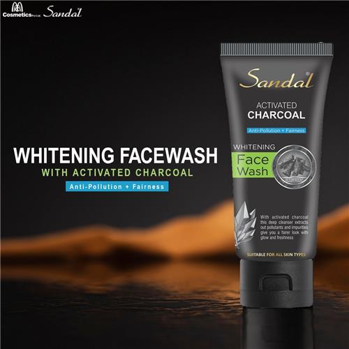 Sandal Charcoal Face Wash   - 50ml