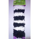 EXPRESSIONS SATIN TWISTER 9 PIECE BLACK AND WHITE