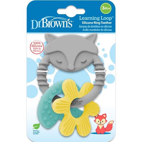 Dr Brown's Learning Loop Silicone Ring Teether 3M+