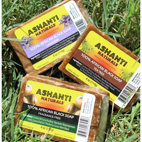 Ashanti 100 % African Black Soap - Argan Oil