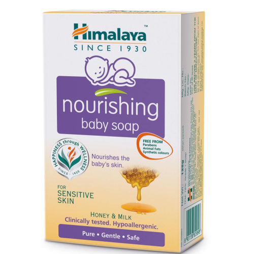 Himalaya Nourishing Baby Soap For Sensitive Skin, 125g