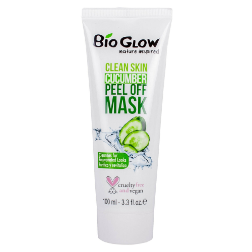 Bio Glow Cucumber Peel Off Mask 100ml Face Facial Skin Care Vegan Friendly