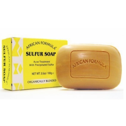 African Formula Sulfur Soap Acne Treatment Soap Bar 3.5 oz