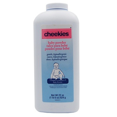 Cheekies Cornstarch Baby Powder 22 oz