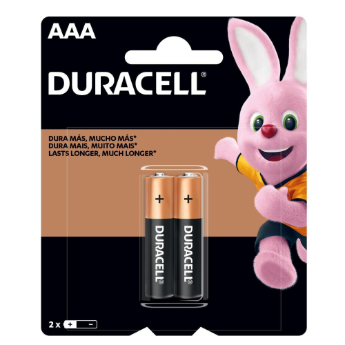 Duracell AAA 2 Pack Batteries