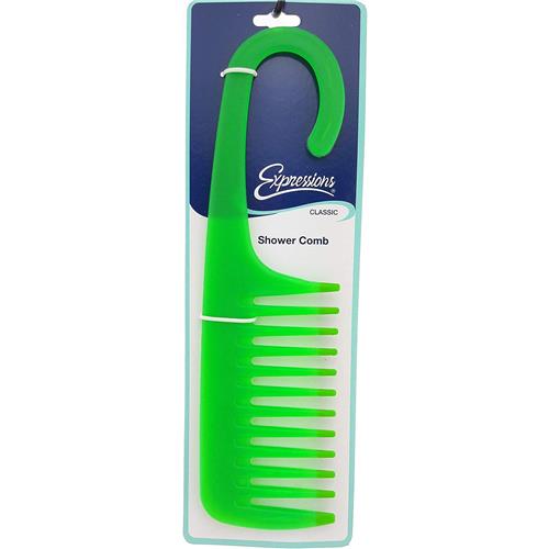 Expressions Neon Glitter Jelly Shower Comb