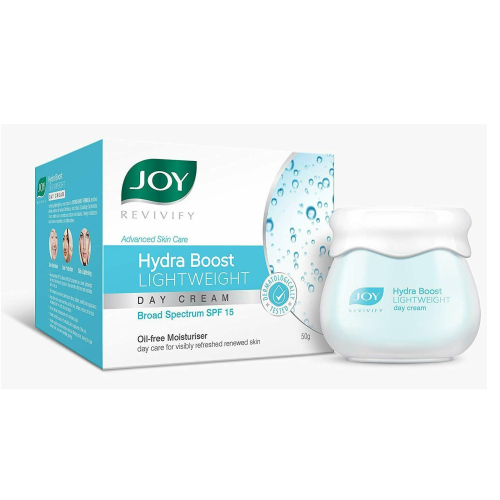 Joy Revivify Hydra Boost Lightweight Day Cream 50g, SPF 15