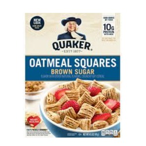 Quaker Instant Oatmeal Squares Brown Sugar 14.5oz
