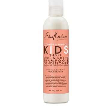 SheaMoisture 2-in-1 Shampoo and Conditioner for Kids Coconut and Hibiscus - 8 fl