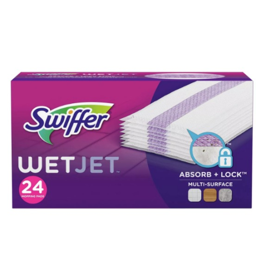 Swiffer Wetjet Multi Surface Floor Cleaner Spray Mop Pad Refill 24 Count