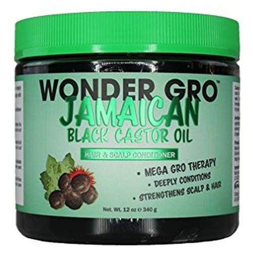 Wonder Gro Jamaican Black Castor Oil Hair Grease Styling Conditioner 12oz