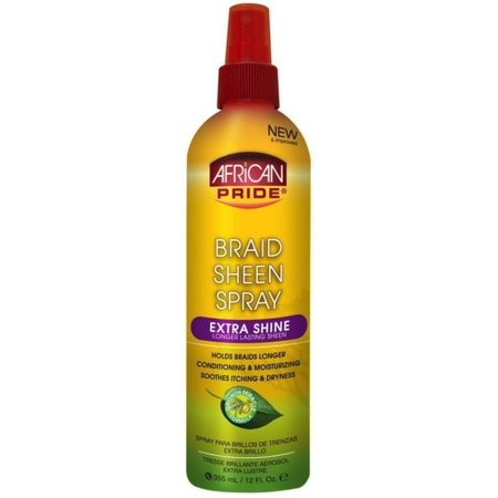 African Pride Braid Sheen Spray, Extra Shine 12 oz