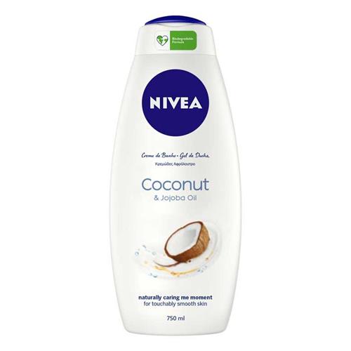 Nivea Care & Coconut Shower Cream Body Wash 750 ML