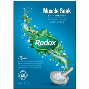 Radox Muscle Soak Herbal Bath Salts 400 g