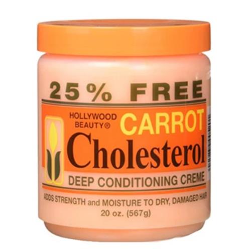 Hollywood Beauty Carrot Cholesterol Deep Conditioning Creme, 20 Ounce