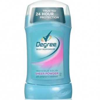 Degree Women Anti-Perspirant and Deodorant Invisible Solid, Sheer Powder 1.6 oz