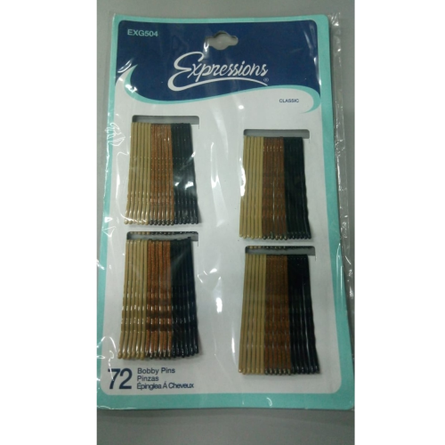 EXPRESSIONS BOBBY PINS 72PC