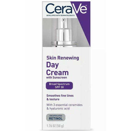 CeraVe Anti Aging Face Cream with SPF 30 Sunscreen | Anti Wrinkle Cream for Face with Retinol, SPF 30 Sunscreen, Hyaluronic Acid, and Ceramides | 1.76 Ounce