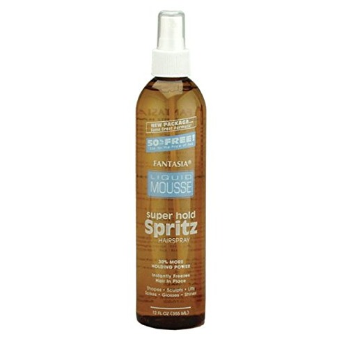 Fantasia Liquid Mousse Spritz Super Hold, 12OZ