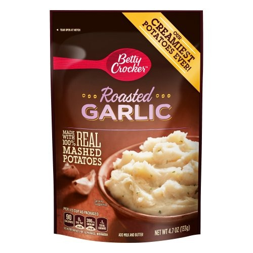 Betty Crocker Mashed Potatoes - Savory Roasted Garlic 4.7oz