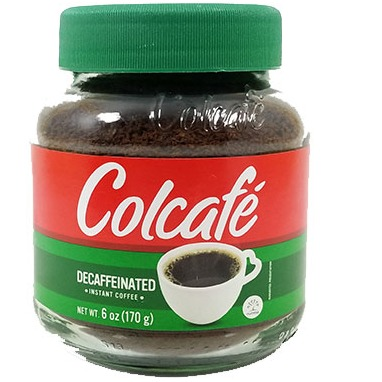 Colcafé Instant Decaf Coffee Jar