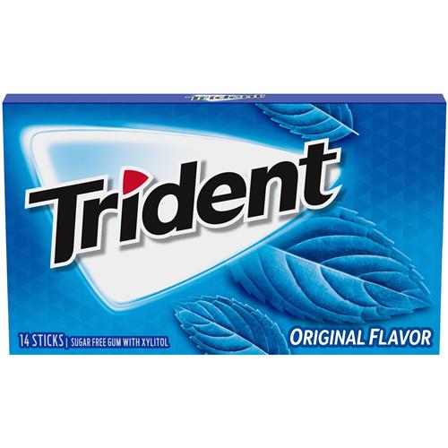 Trident Original Flavor Sugar Free Gum, 14 Piece