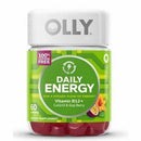 Olly Daily Energy 30 Day Supply (60 Gummies), Tropical Passion, Vitamin B12, CoQ10, Goji Berry, Caffeine Free, Chewable Supplement