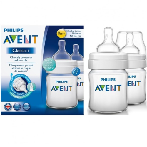 AVENT BOTTLE CLASSIC PLUS PP 125ML DUO 2pc