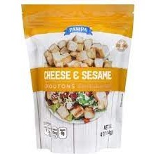 Pampa Cheese & Sesame Flavored Croutons, Cheese & Sesame 4oz