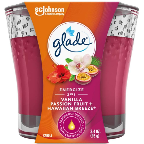 Glade Candle Jar, Air Freshener 3.4 Oz