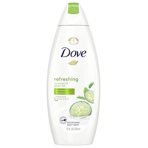 Dove Beauty Body Wash, Cool Moisture, Cucumber & Green Tea Scent, 12 fl oz