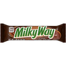 Milky Way Milk Chocolate Singles Size Candy Bars, 1.84 Oz