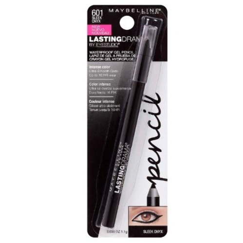 Maybelline Eyestudio Lasting Drama Waterproof Gel Pencil - 601 Sleek Oynx