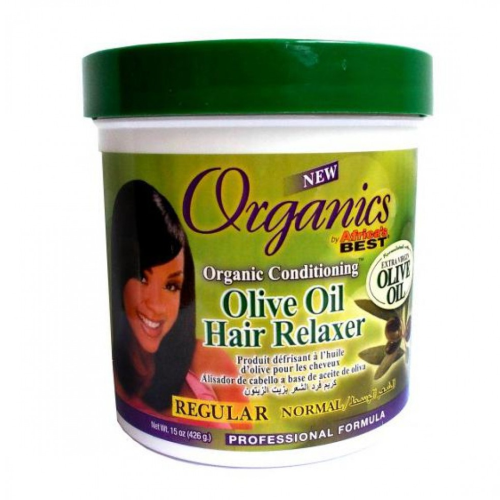 Africa's Best Organics Olive Oil Hair Relaxer [Regular], 15oz (426g)