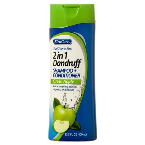 Xtra Care 2 In 1 Dandruff Shampoo + Conditioner Green Apple 13.5oz