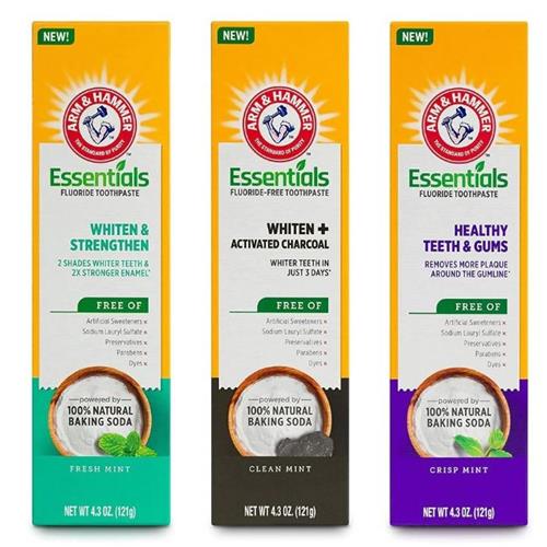 Arm & Hammer Essentials Fluoride Toothpaste 121g
