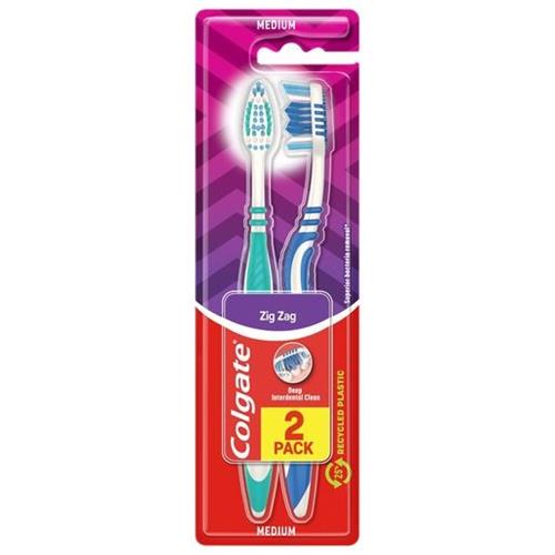 Colgate ZigZag Toothbrush Twin Pack - Medium