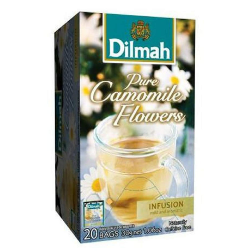 Dilmah Pure Chamomile Flowers Tea 20 Count, 30g