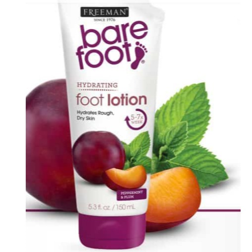 Bare Foot Peppermint, Plum Softening Foot Lotion - 5.3 Oz