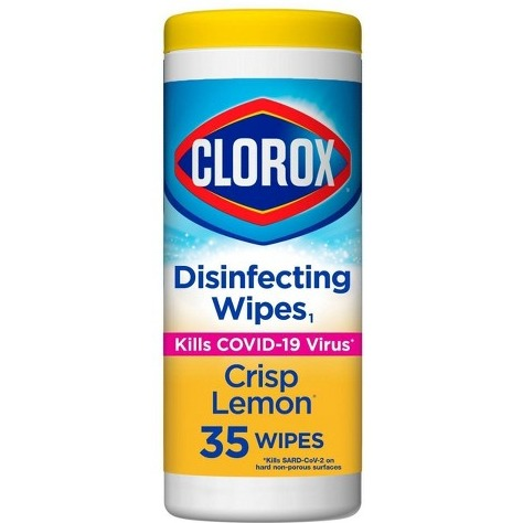 Clorox Disinfecting Wipes - Crisp Lemon 35's