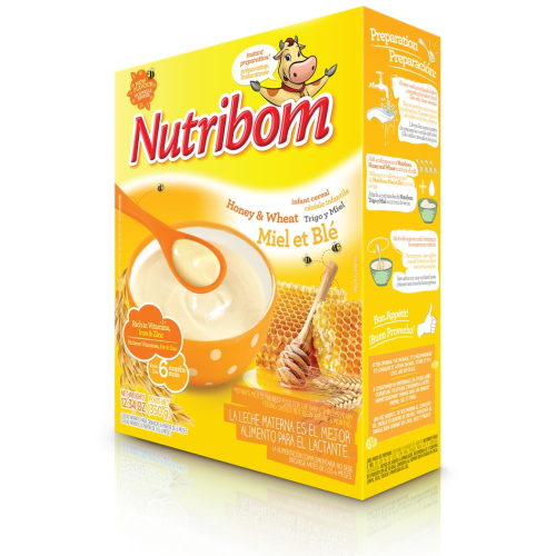 Nutribom Infant Cereal, Wheat & Honey 350g