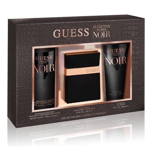 Guess Seductive Noir - Eau de Toilette, 100 ml + Shower Gel 200 ml + Deodorant 226 ml Gift Set